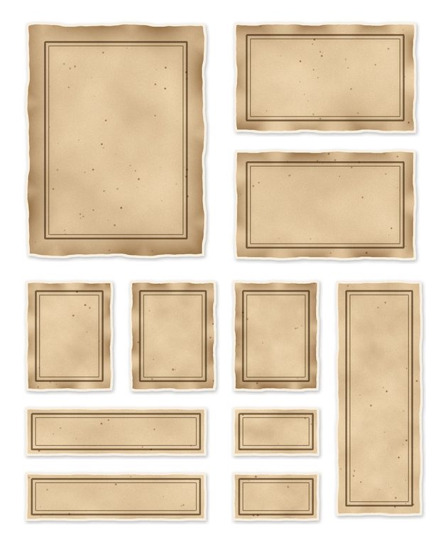 Desert Island Junk Journal Kit: Digital Scrapbook Paper - Pirates and Privateers - Commercial Use — image 32