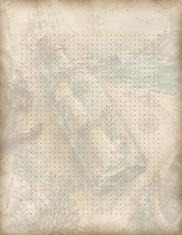 Message in a Bottle Junk Journal Kit: Scrapbook Paper - Pirates and Privateers - Commercial Use — image 57