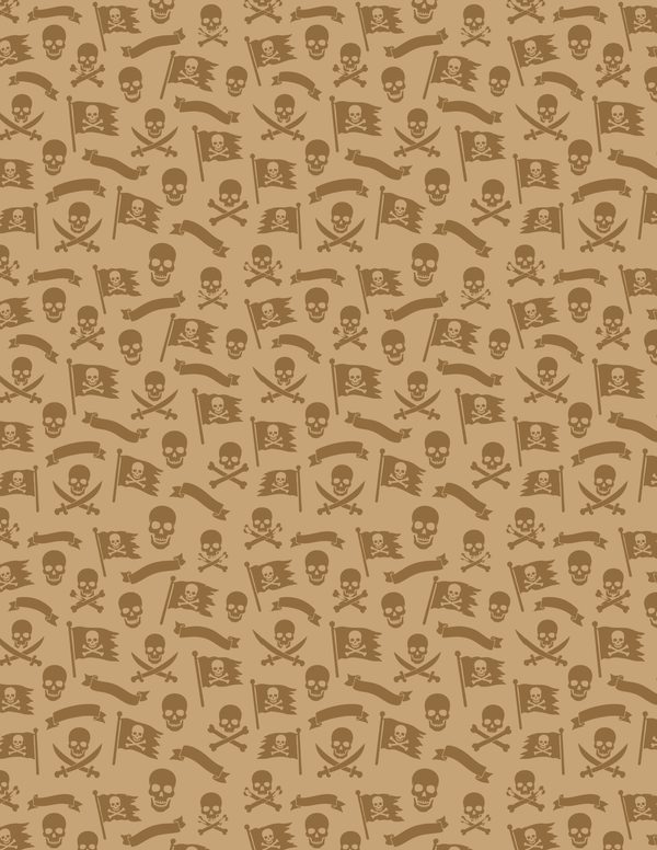 Jolly Roger Junk Journal Kit: Digital Scrapbook Paper - Pirates and Privateers - Commercial Use — image 36