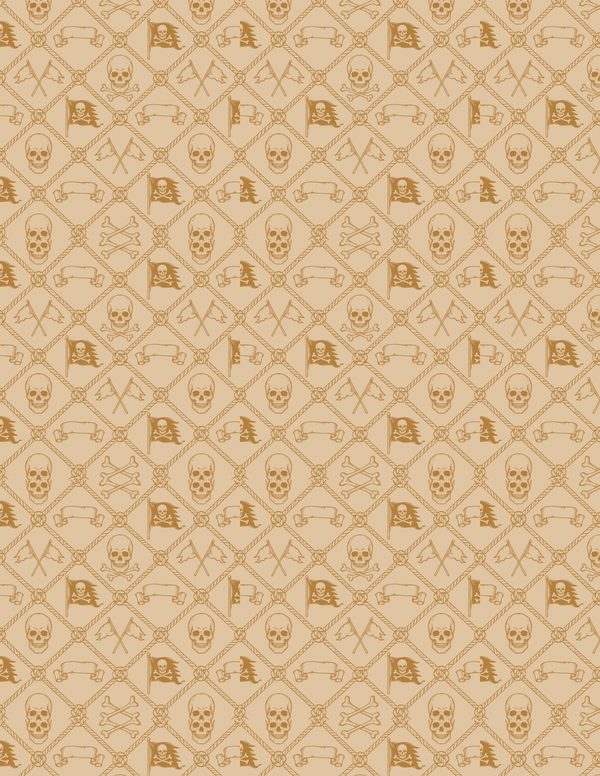 Jolly Roger Junk Journal Kit: Digital Scrapbook Paper - Pirates and Privateers - Commercial Use — image 40