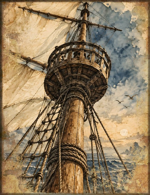 Pirate Ship Junk Journal Kit: Digital Scrapbook Paper - Pirates and Privateers - Commercial Use — image 5