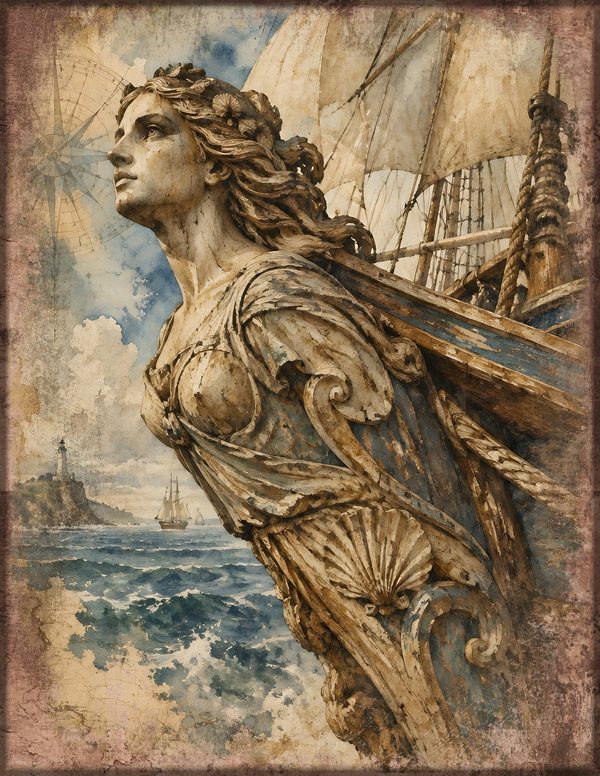 Pirate Ship Junk Journal Kit: Digital Scrapbook Paper - Pirates and Privateers - Commercial Use — image 8