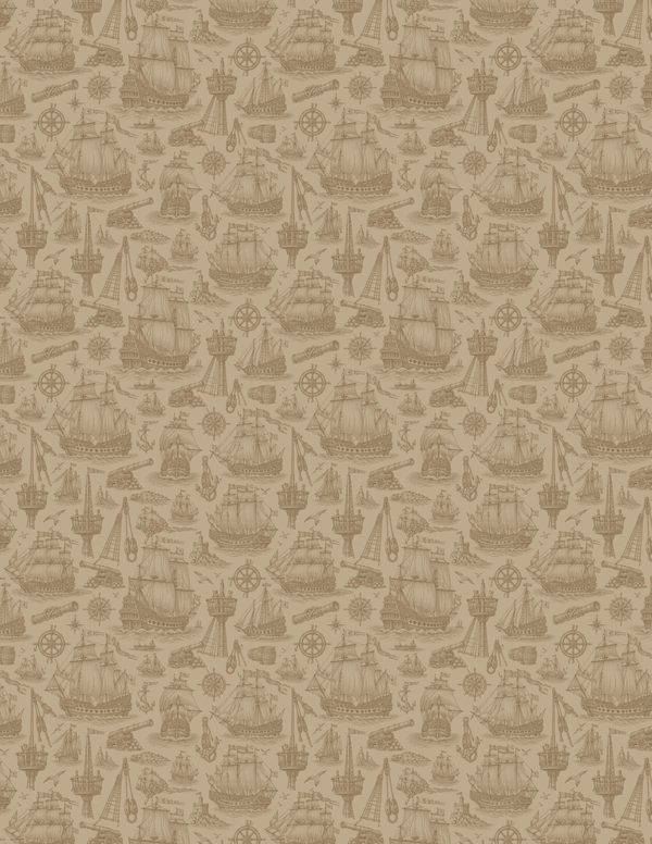 Pirate Ship Junk Journal Kit: Digital Scrapbook Paper - Pirates and Privateers - Commercial Use — image 37