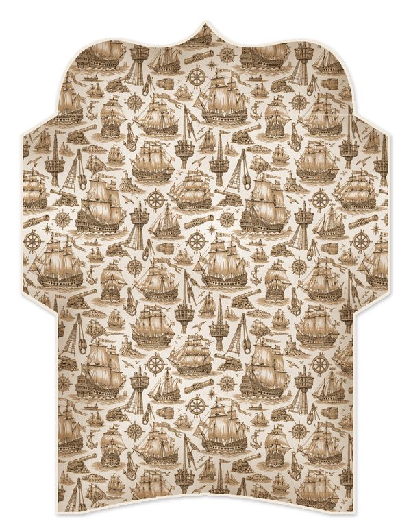 Pirate Ship Junk Journal Kit: Digital Scrapbook Paper - Pirates and Privateers - Commercial Use — image 41