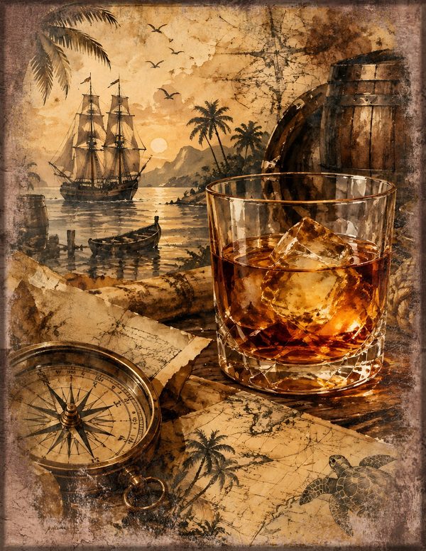 Pirate Tavern Junk Journal Kit: Digital Scrapbook Paper - Pirates and Privateers - Commercial Use — image 8