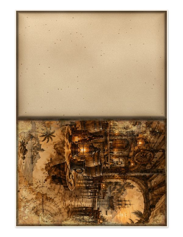 Pirate Tavern Junk Journal Kit: Digital Scrapbook Paper - Pirates and Privateers - Commercial Use — image 25