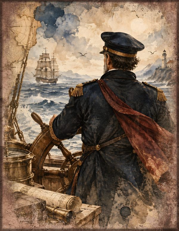 Pirate Captain Junk Journal Kit: Digital Scrapbook Paper - Pirates and Privateers - Commercial Use — image 4