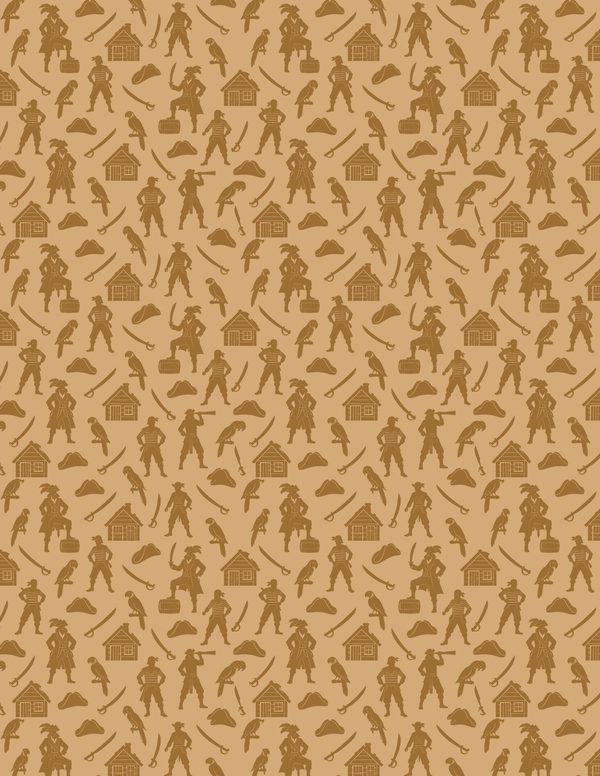 Pirate Captain Junk Journal Kit: Digital Scrapbook Paper - Pirates and Privateers - Commercial Use — image 36