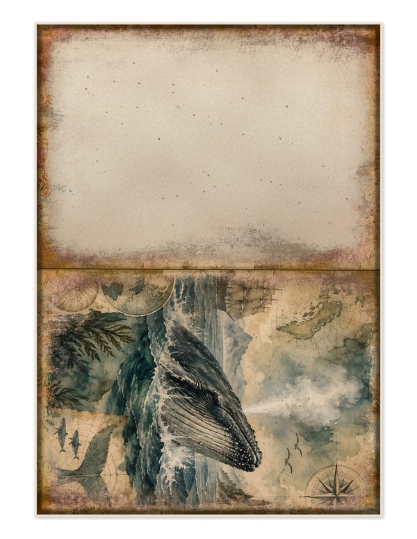 Sea Monsters Junk Journal Kit: Digital Scrapbook Paper - Pirates and Privateers - Commercial Use — image 28