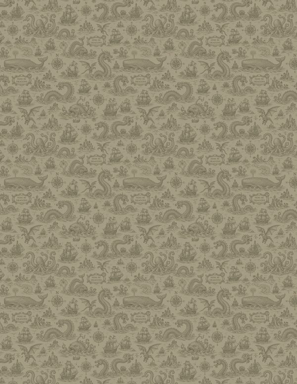 Sea Monsters Junk Journal Kit: Digital Scrapbook Paper - Pirates and Privateers - Commercial Use — image 37