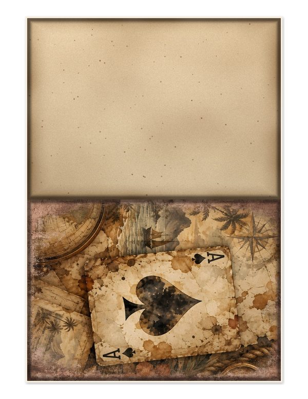Wanted Posters Junk Journal Kit: Digital Scrapbook Paper - Pirates and Privateers - Commercial Use — image 24