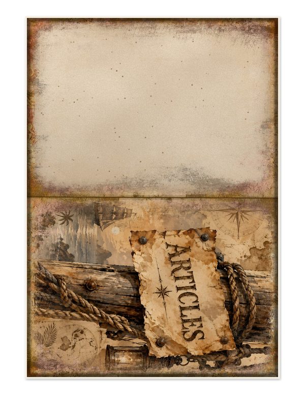 Wanted Posters Junk Journal Kit: Digital Scrapbook Paper - Pirates and Privateers - Commercial Use — image 28