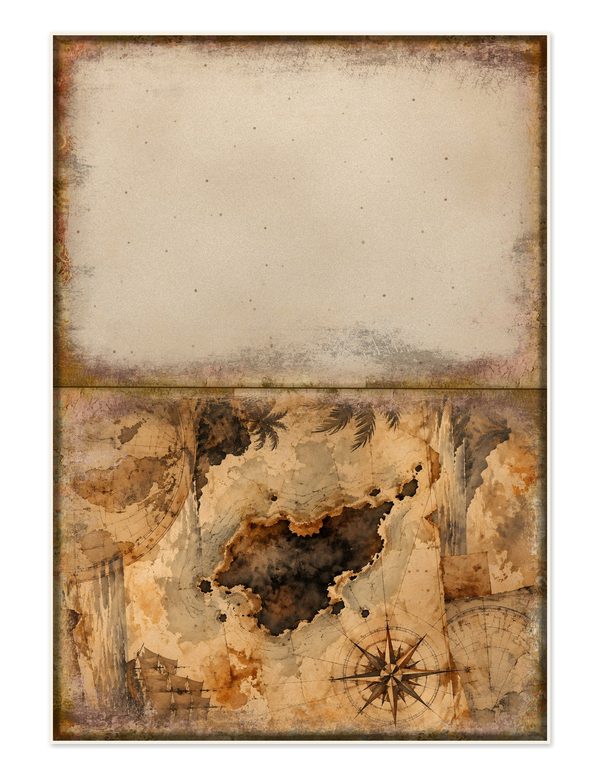 Wanted Posters Junk Journal Kit: Digital Scrapbook Paper - Pirates and Privateers - Commercial Use — image 29